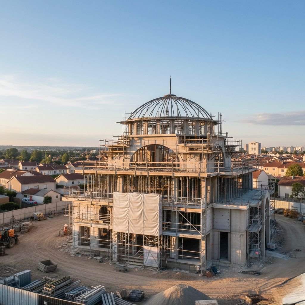 Goussainville Cami İnşaatı Dış Cephe