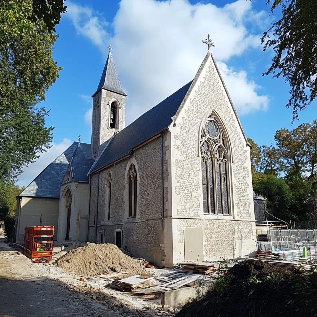 Kilise Restorasyon Dış Cephe Onarım - Sarcelles